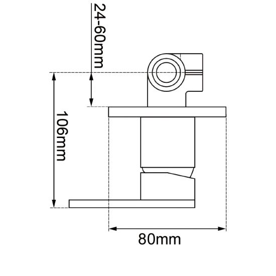 LUCID PIN Series OX0126-2-80.ST-NB Trim Kit(match CLPM)
