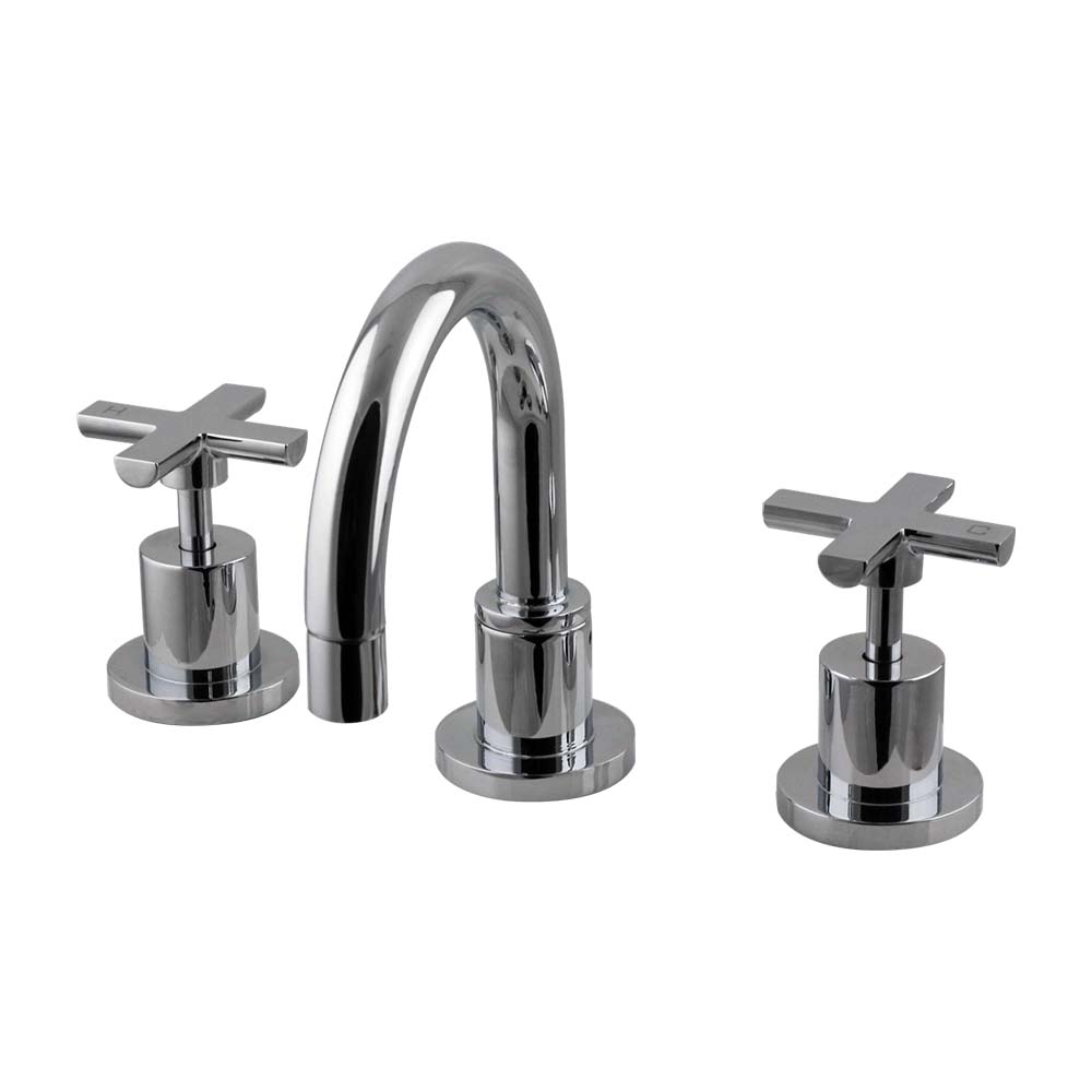 Cocoa Cross Handle Basin Set