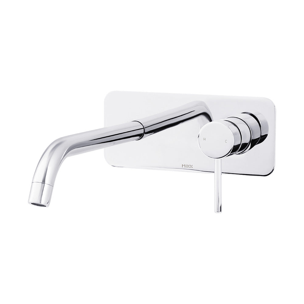 Anise Wall Plate Mixer With 250Mm Spout Trim Kit