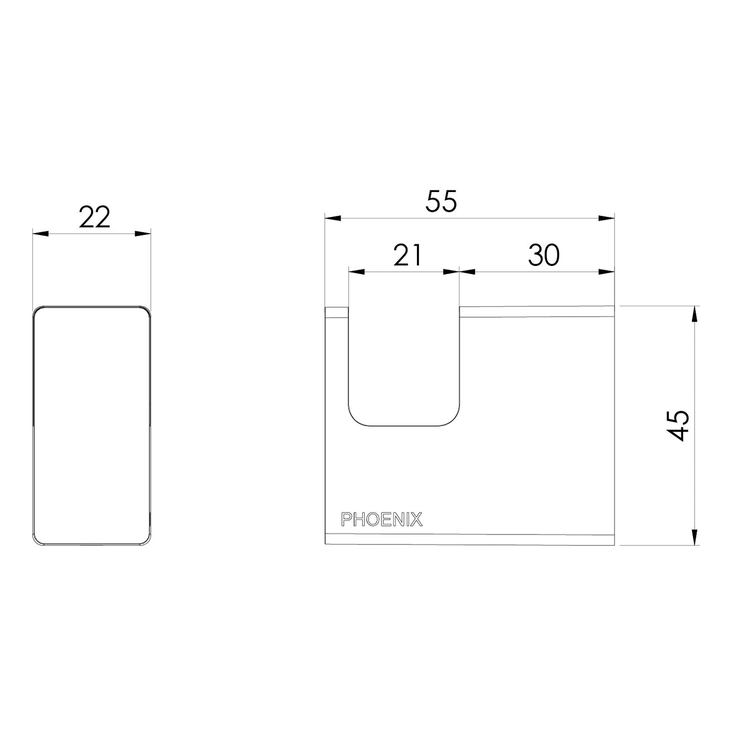 Lexi MKII Robe Hook