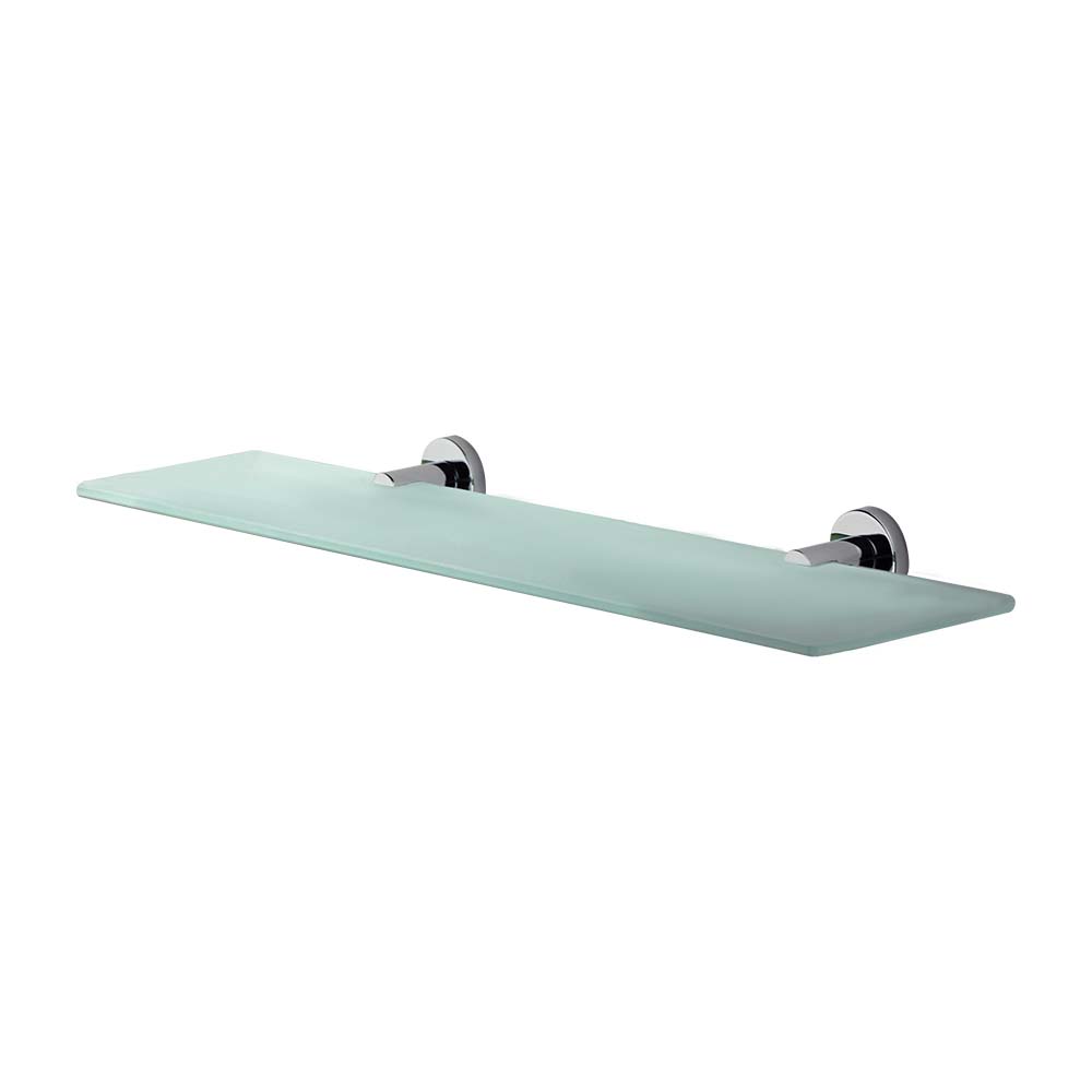 Chia Glass Shower Shelf 450Mm Chrome (Blister Pk)