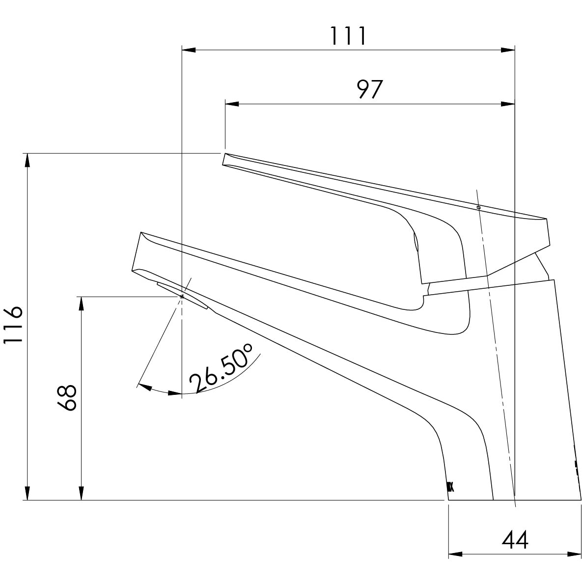 Ivy MKII Fixed Basin Mixer