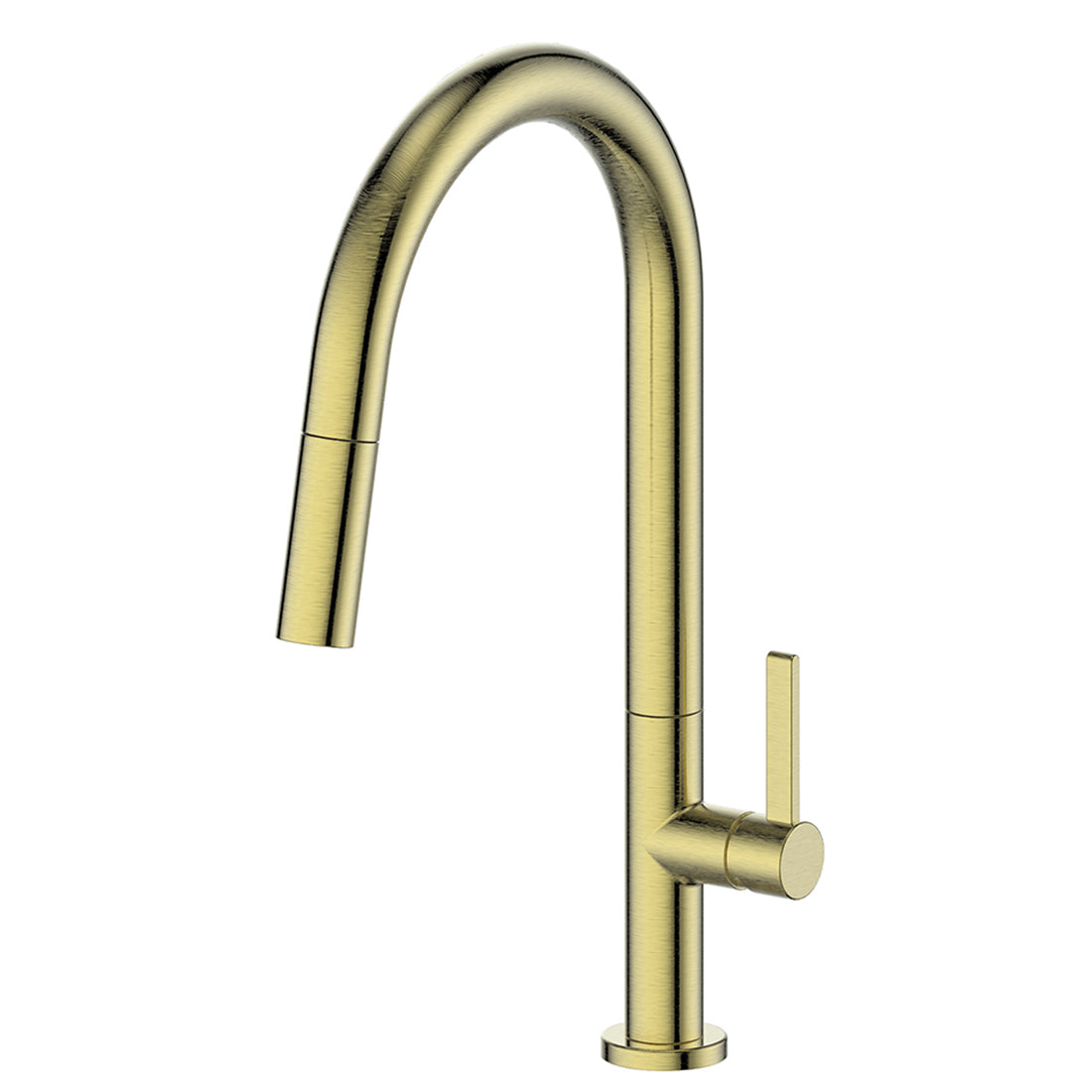 Greens Luxe Pull-Down Sink Mixer Brushed Brass