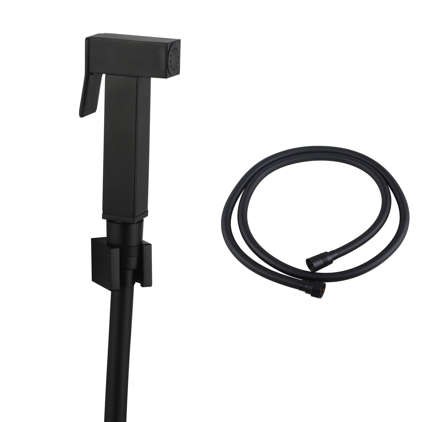 Brass Square Black Toilet Bidet Spray Kit