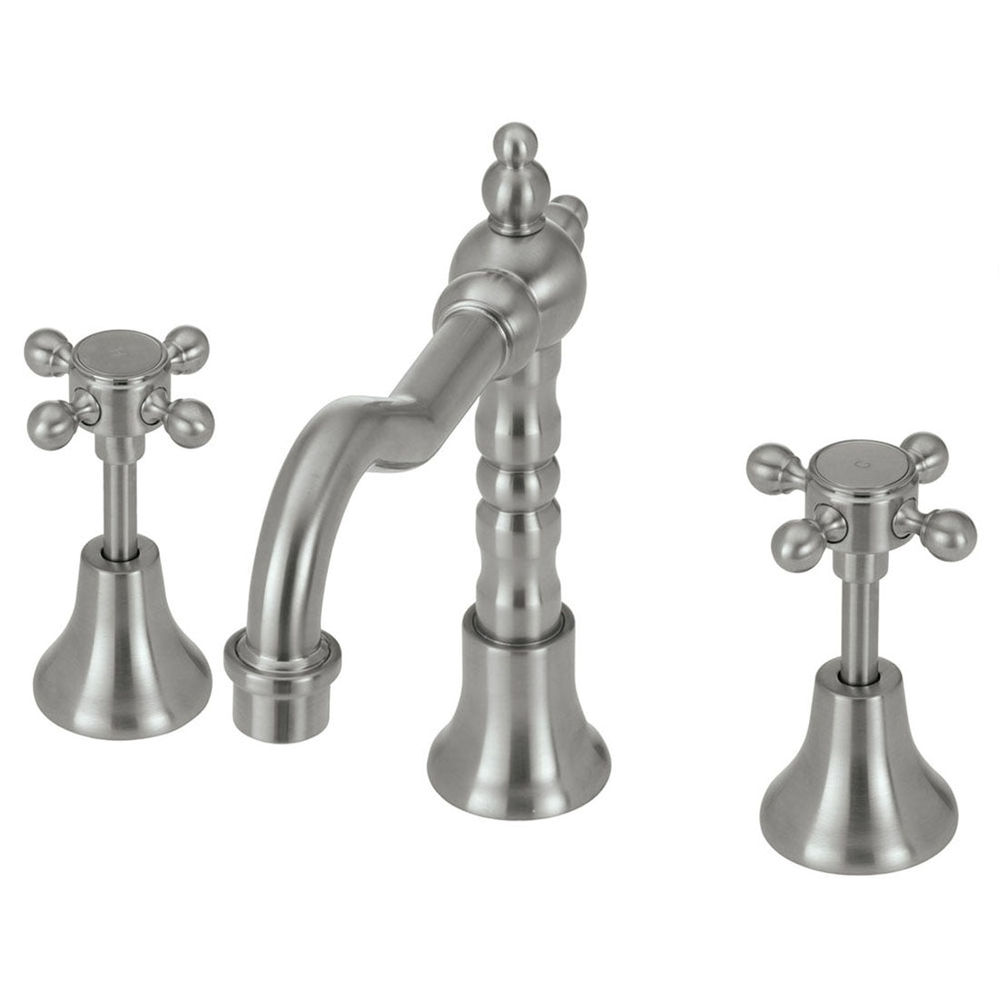 Fienza Lillian Shepherds Crook Basin Set Brushed Nickel