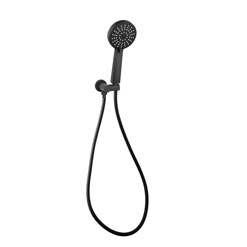 RAINJET Shower Head (3 function) on bracket (Elbow built in) metal hose