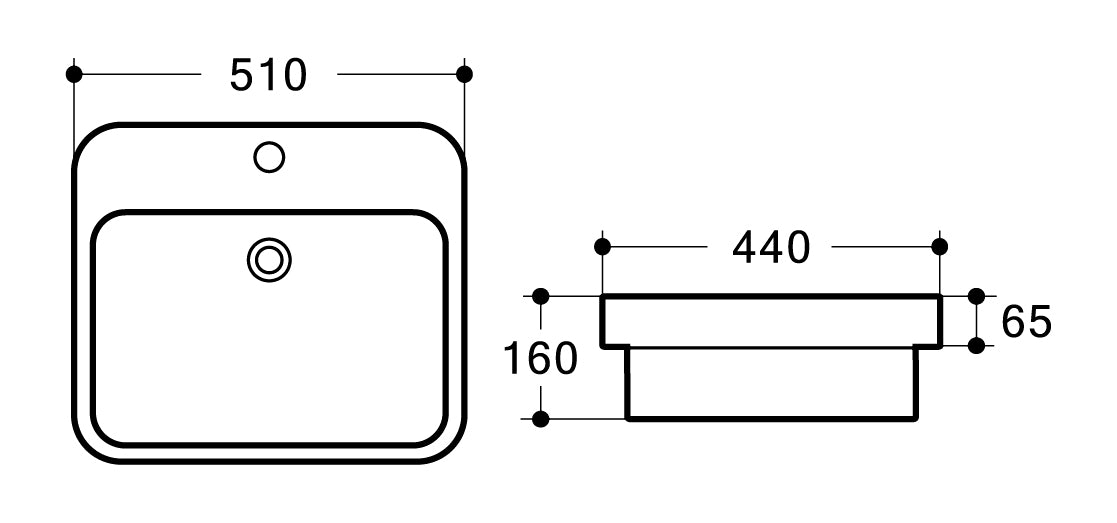 COCO Semi Insert Basin