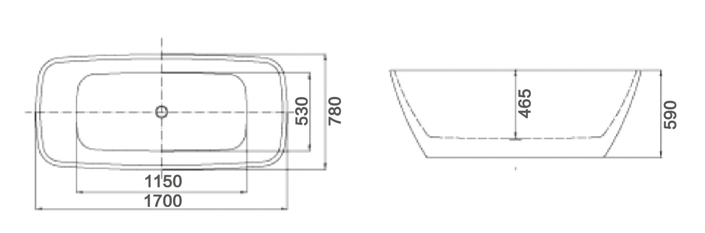 CHLOE Free Standing Bath Tub