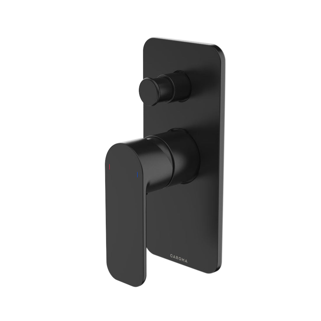 Caroma Luna Bath-Shower Mixer with Diverter Black