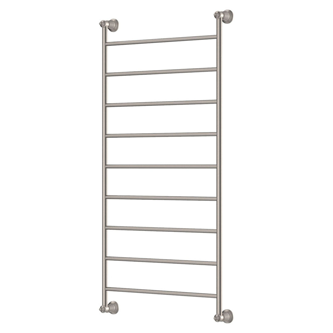Fienza Lillian Heated Towel Rail 600 x 1200mm Brushed Nickel