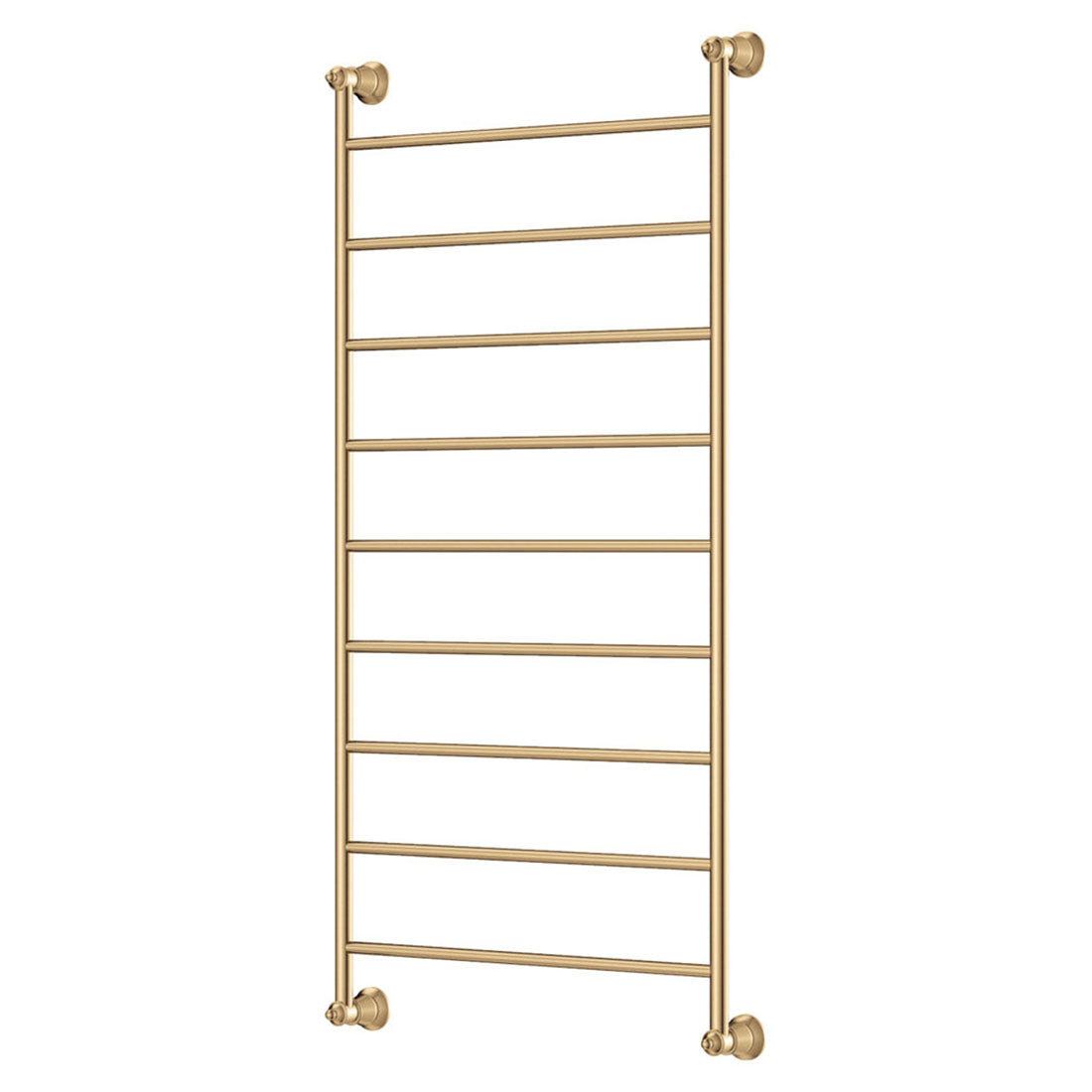 Fienza Lillian Heated Towel Rail 600 x 1200mm Urban Brass