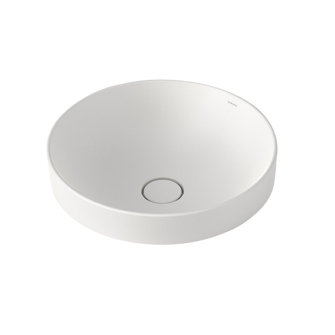 Caroma Liano II 400mm Round Inset Basin Matte White