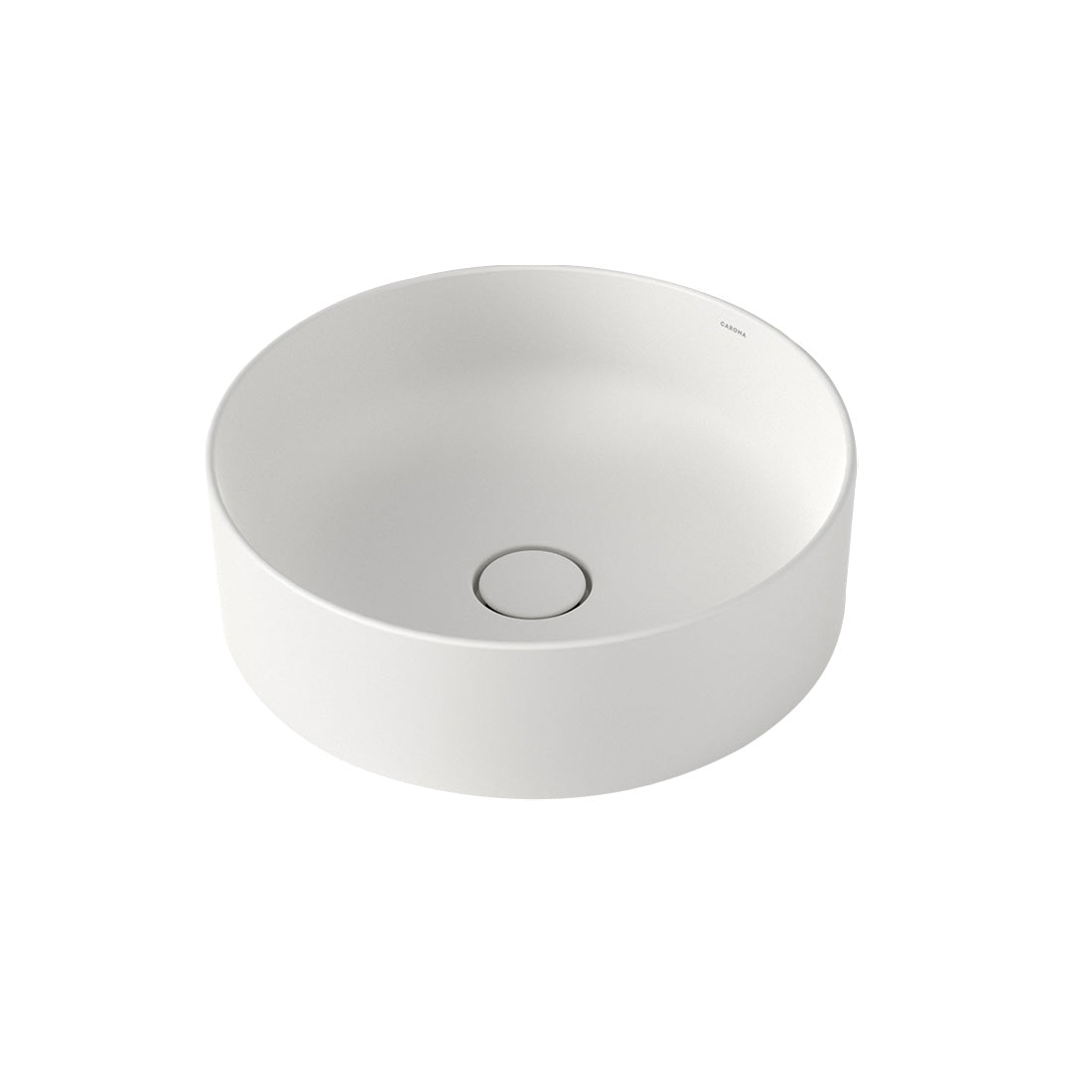 Caroma Liano II 400mm Round Above Counter Basin Matte White