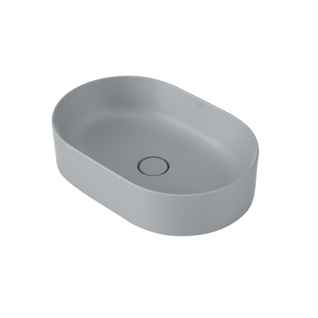Caroma Liano II 530mm Pill Above Counter Basin Matte Grey