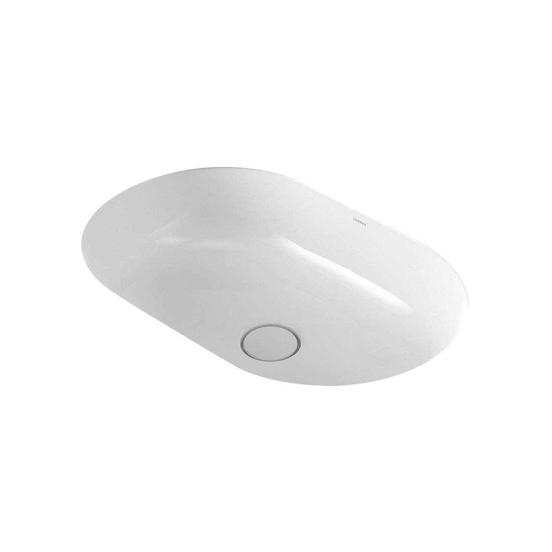 Caroma Liano II 580mm Pill Under/Over Counter Basin White