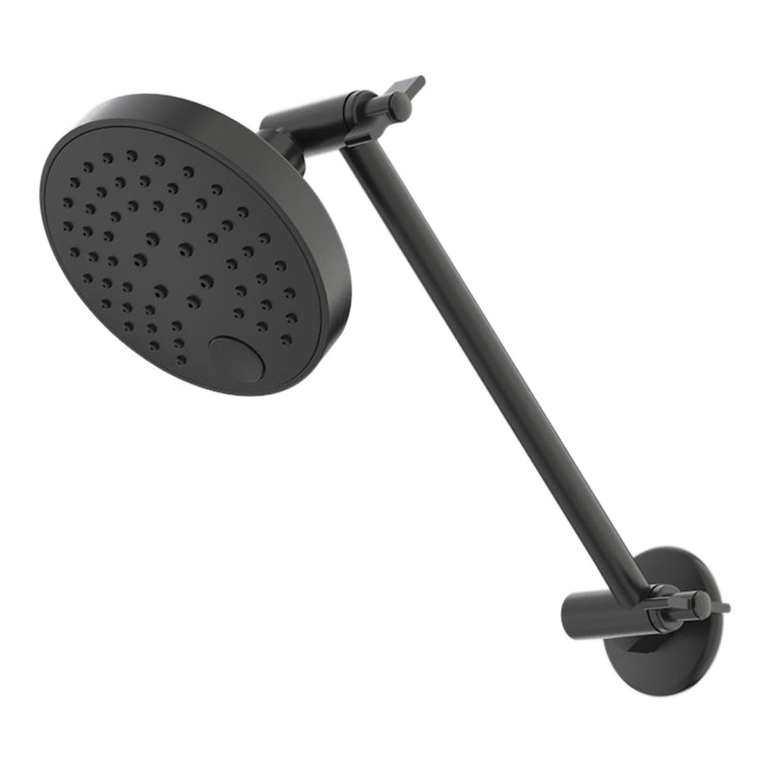 Caroma Luna Adjustable Shower And Arm Black