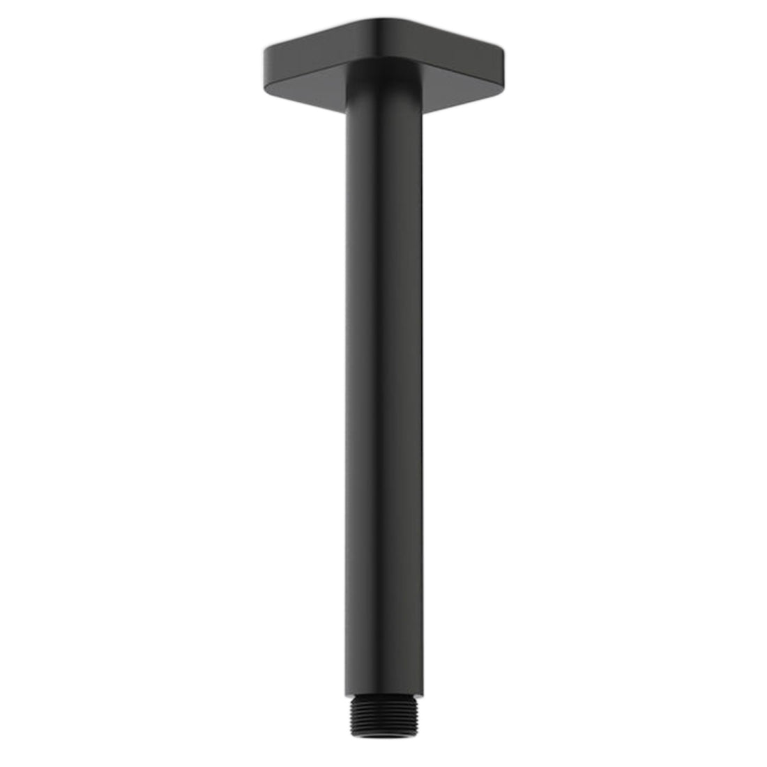 Caroma Luna Straight Arm Square Flange 210 Black