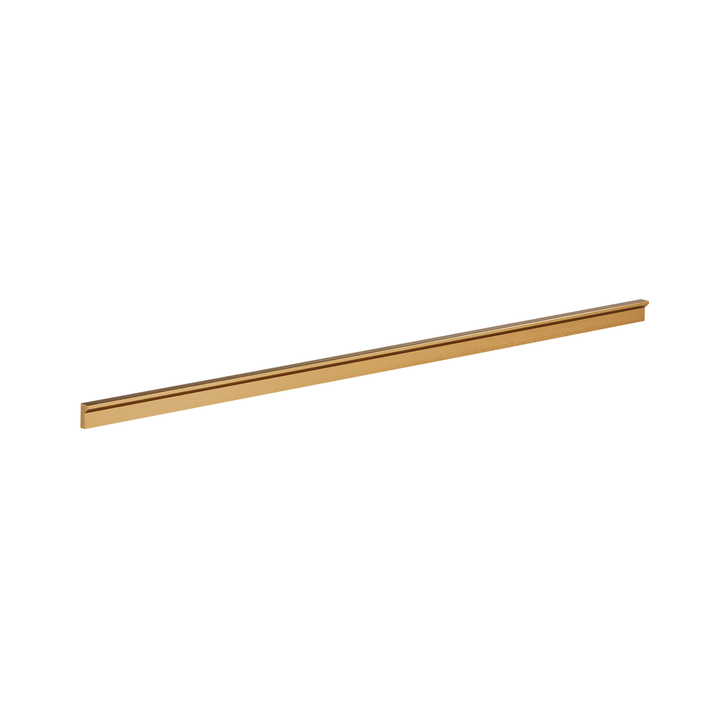 Momo Angle Pull Handle 480mm in Brushed Dark Brass (2)