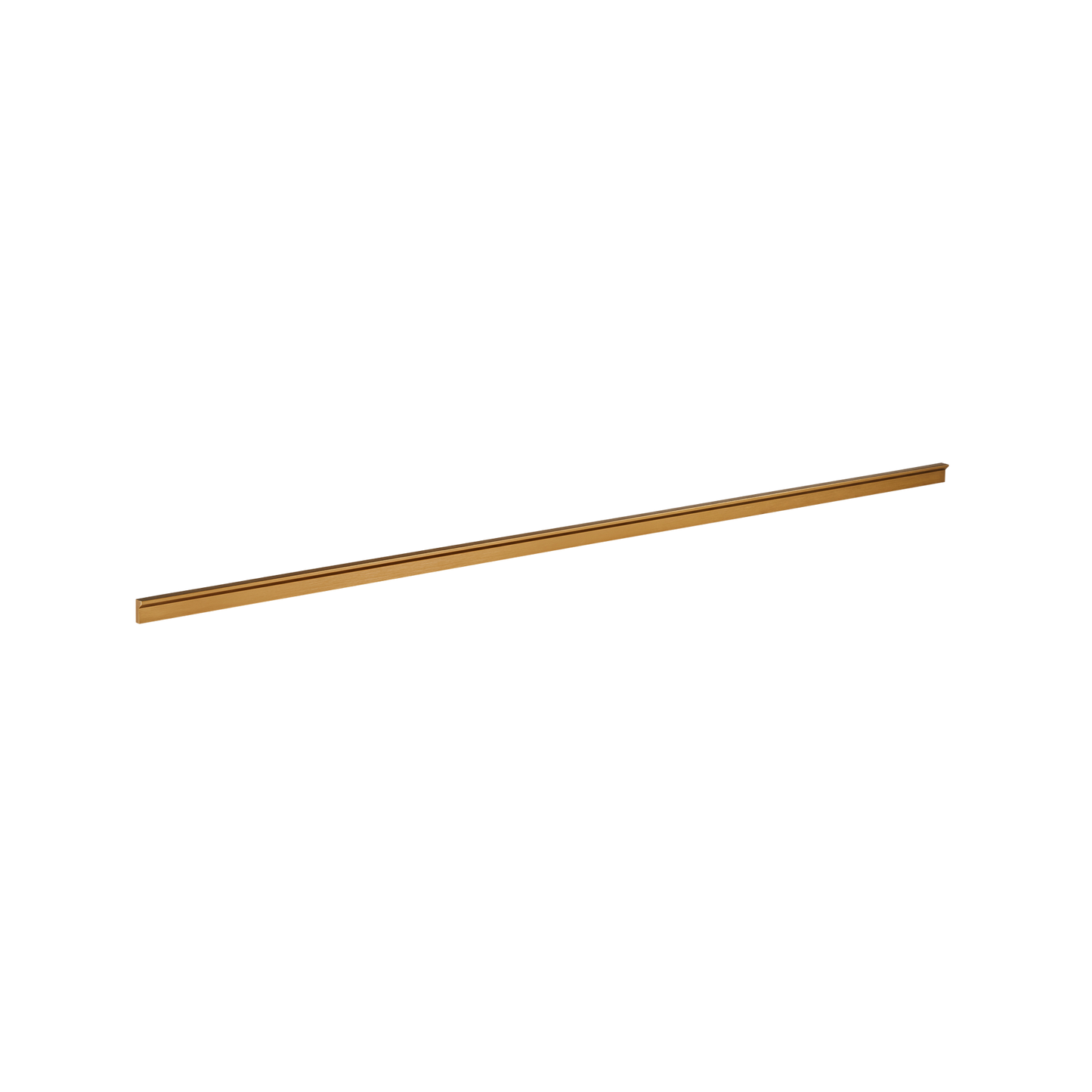Momo Angle Pull Handle 640mm in Brushed Dark Brass (2)
