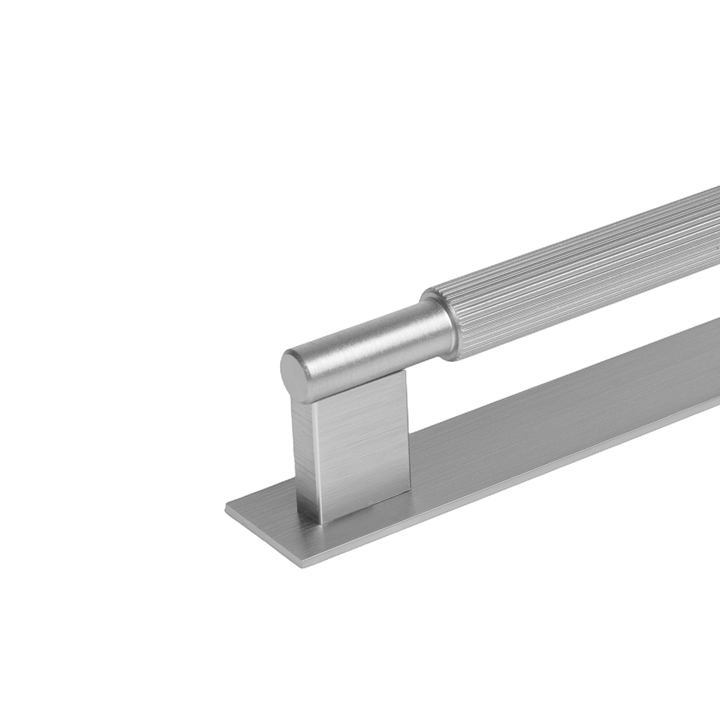 Momo Arpa D Handle and Backplate 1178mm in Dull Brushed Nickel (1)