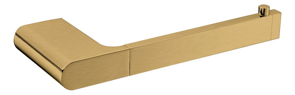 Bellino Brushed Yellow Gold Zinc Alloy Toilet Roll Holder