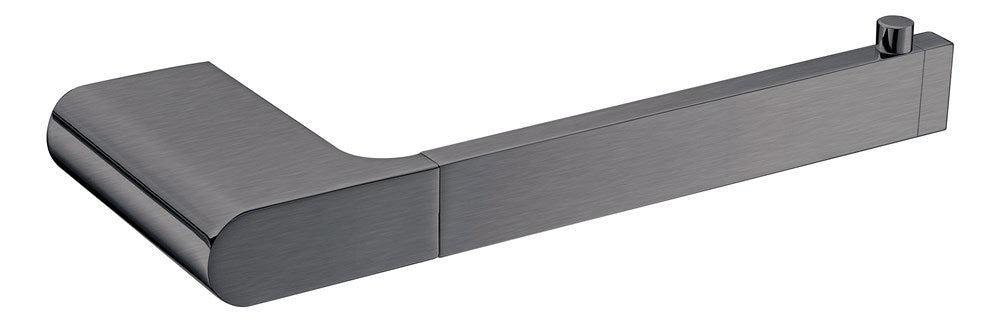 Bellino Gun Metal Grey Zinc Alloy Toilet Roll Holder
