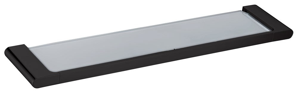 Bellino Matte Black Zinc Alloy Towel Shelf