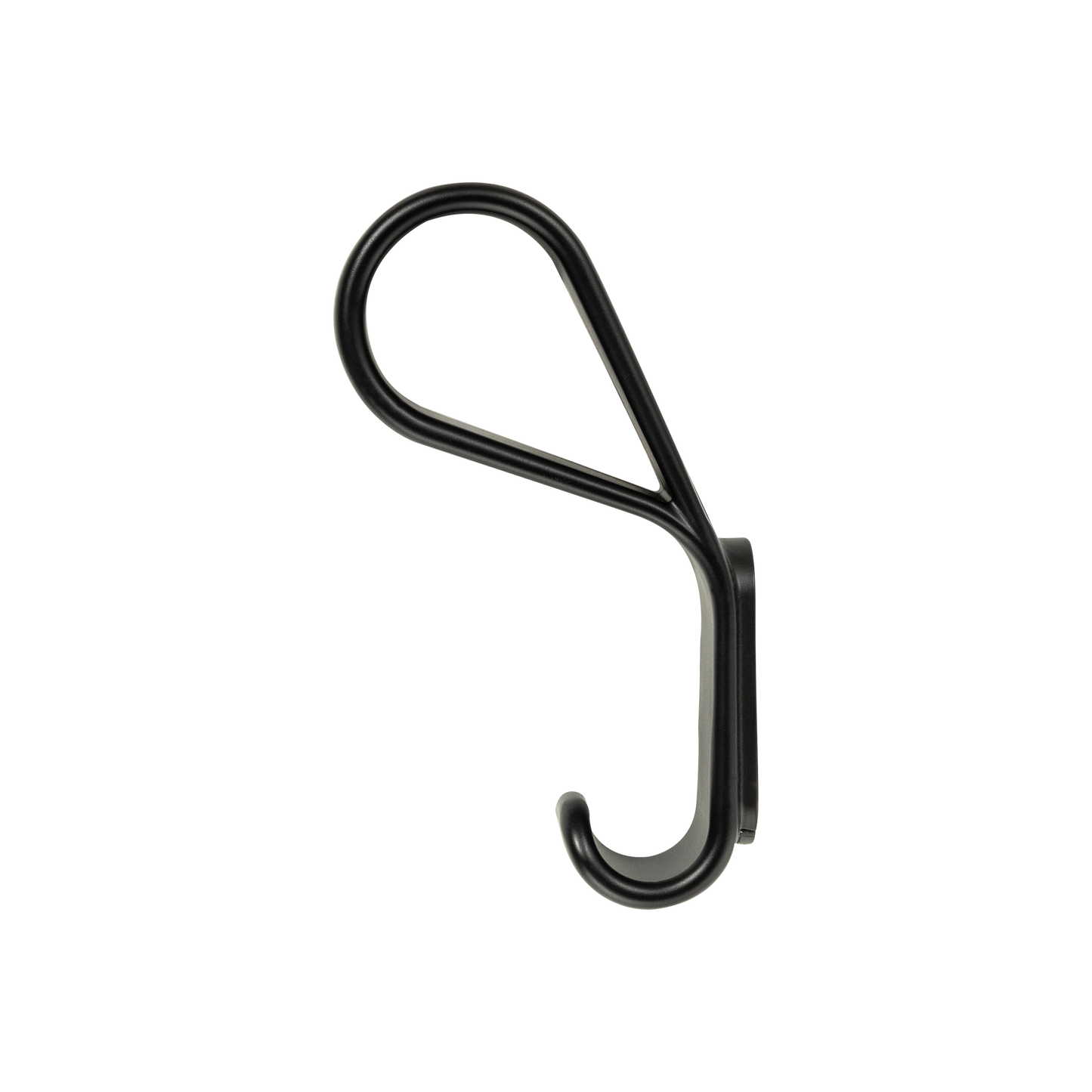 Momo Belt Wall Hook 65mm in Matt Black (2)