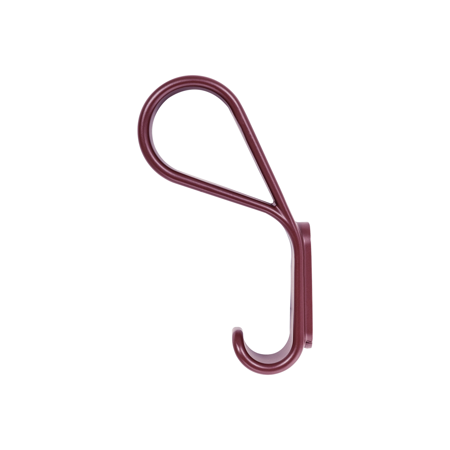 Momo Belt Wall Hook 65mm in Volcano Red (2)