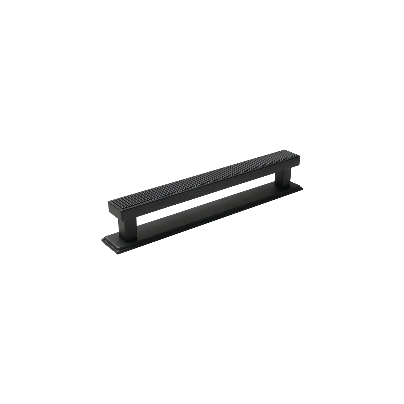 Momo Barrington Bar Handle Backplate 160mm in Matt Black (1)