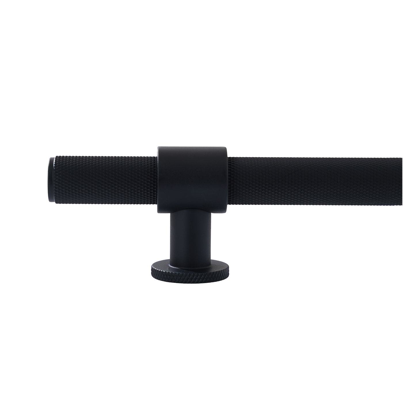 Momo Belgravia Knurled Bar Pull Solid Brass 160mm in Matt Black (2)