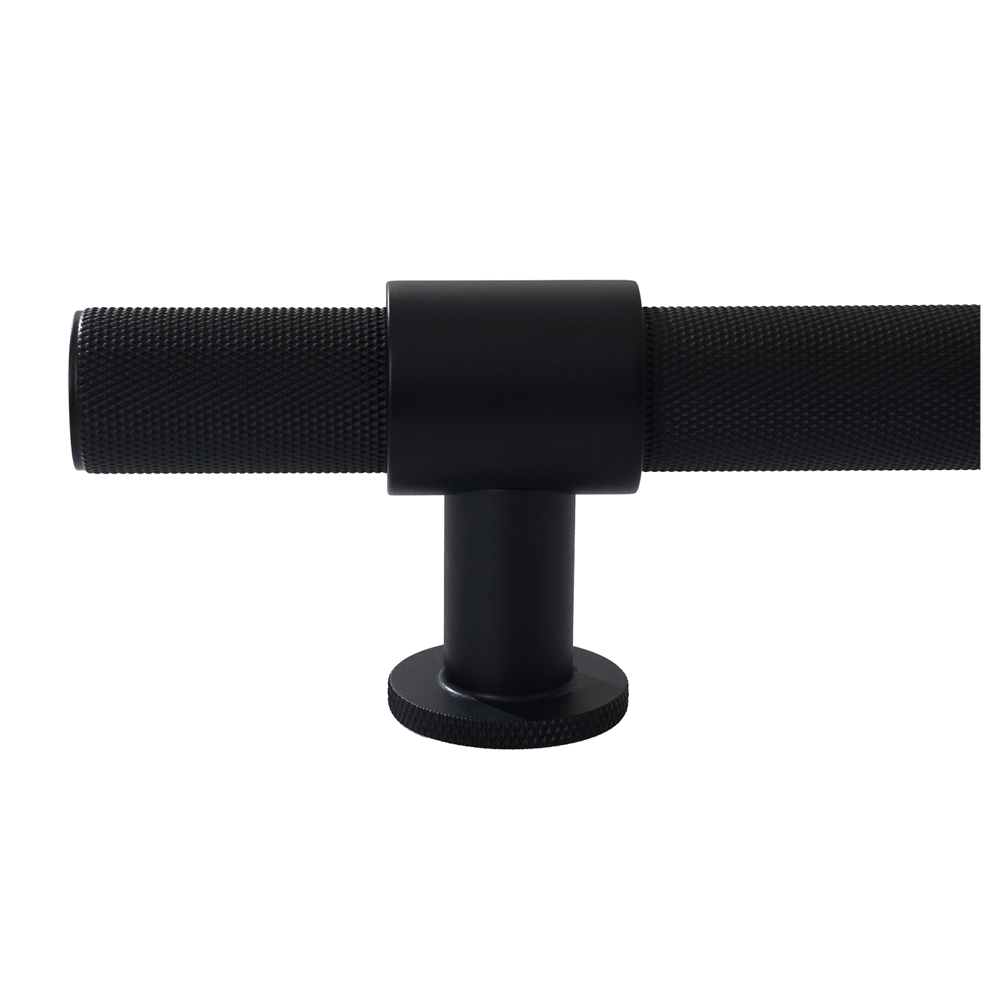 Momo Belgravia Knurled Bar Pull Solid Brass 320mm in Matt Black (2)