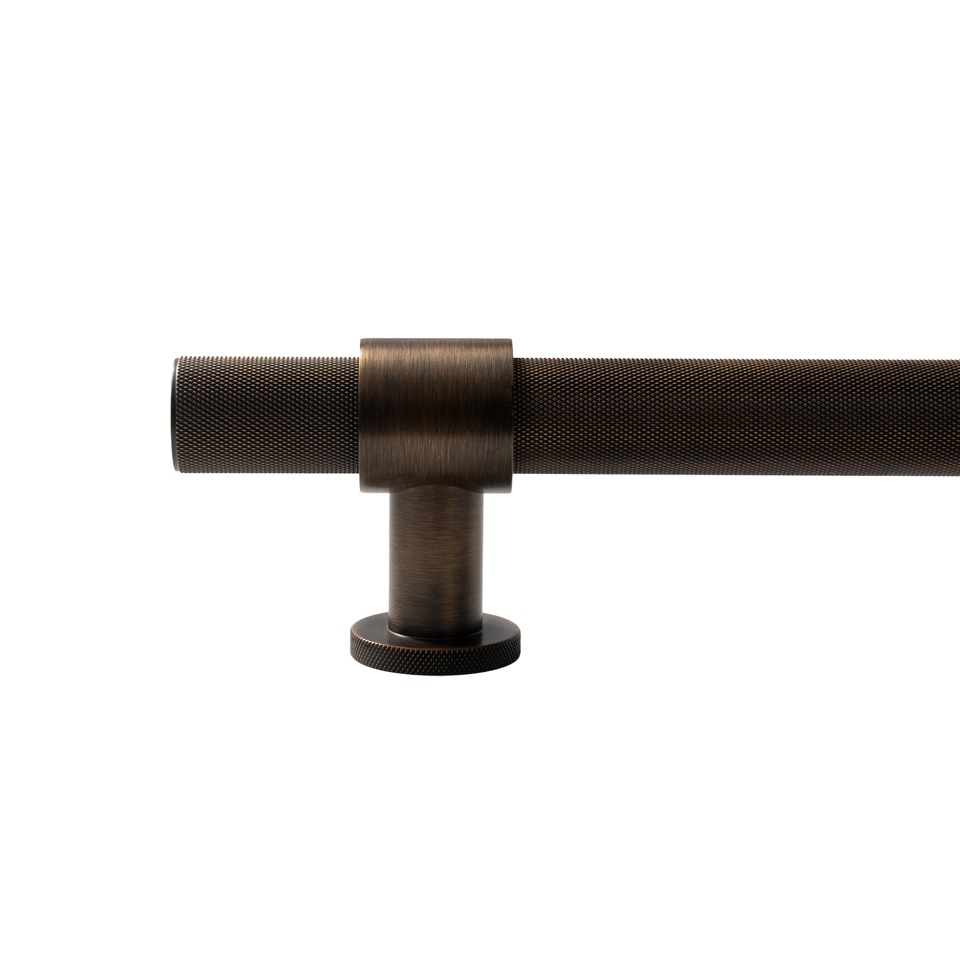 Momo Belgravia Knurled Solid Brass Entrance Pull Handle In Bronze (2)