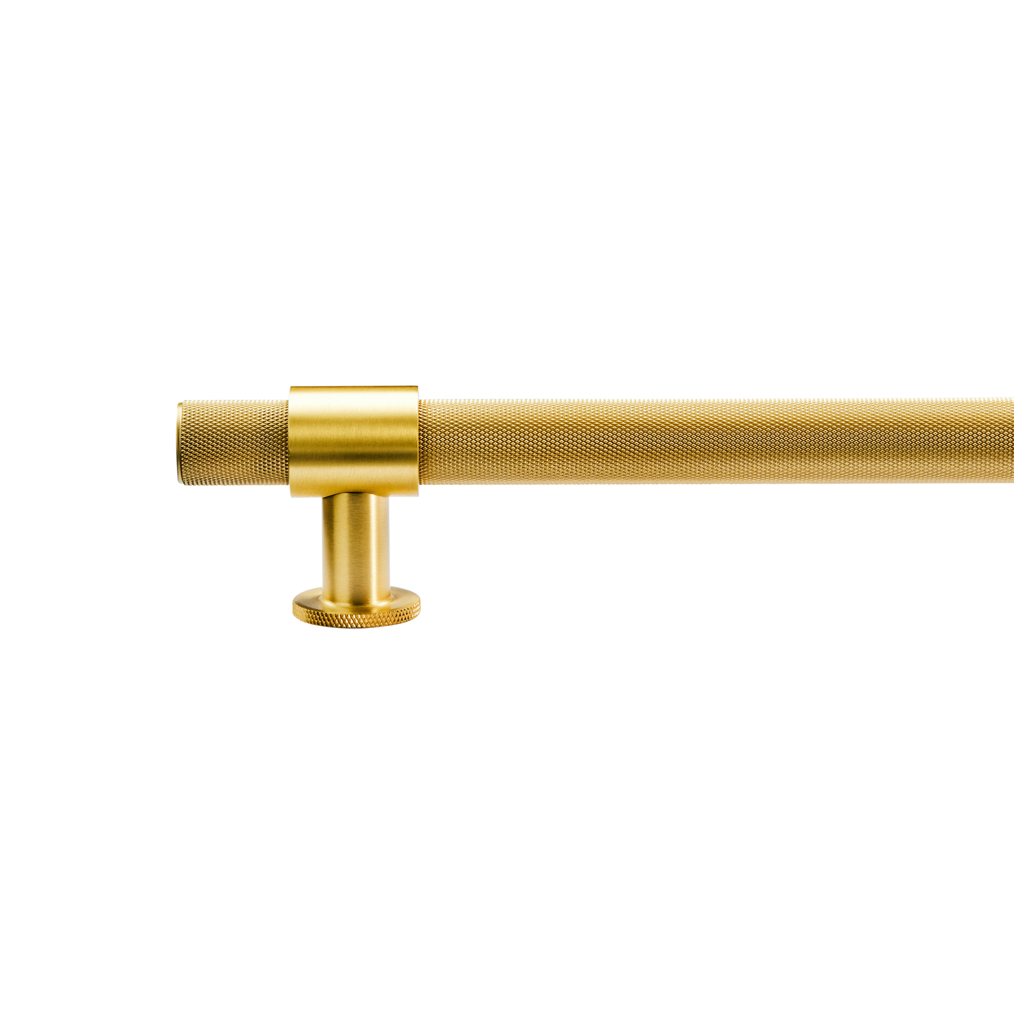 Momo Belgravia Knurled Bar Pull Solid Brass 800mm in Brushed Satin Brass (2)