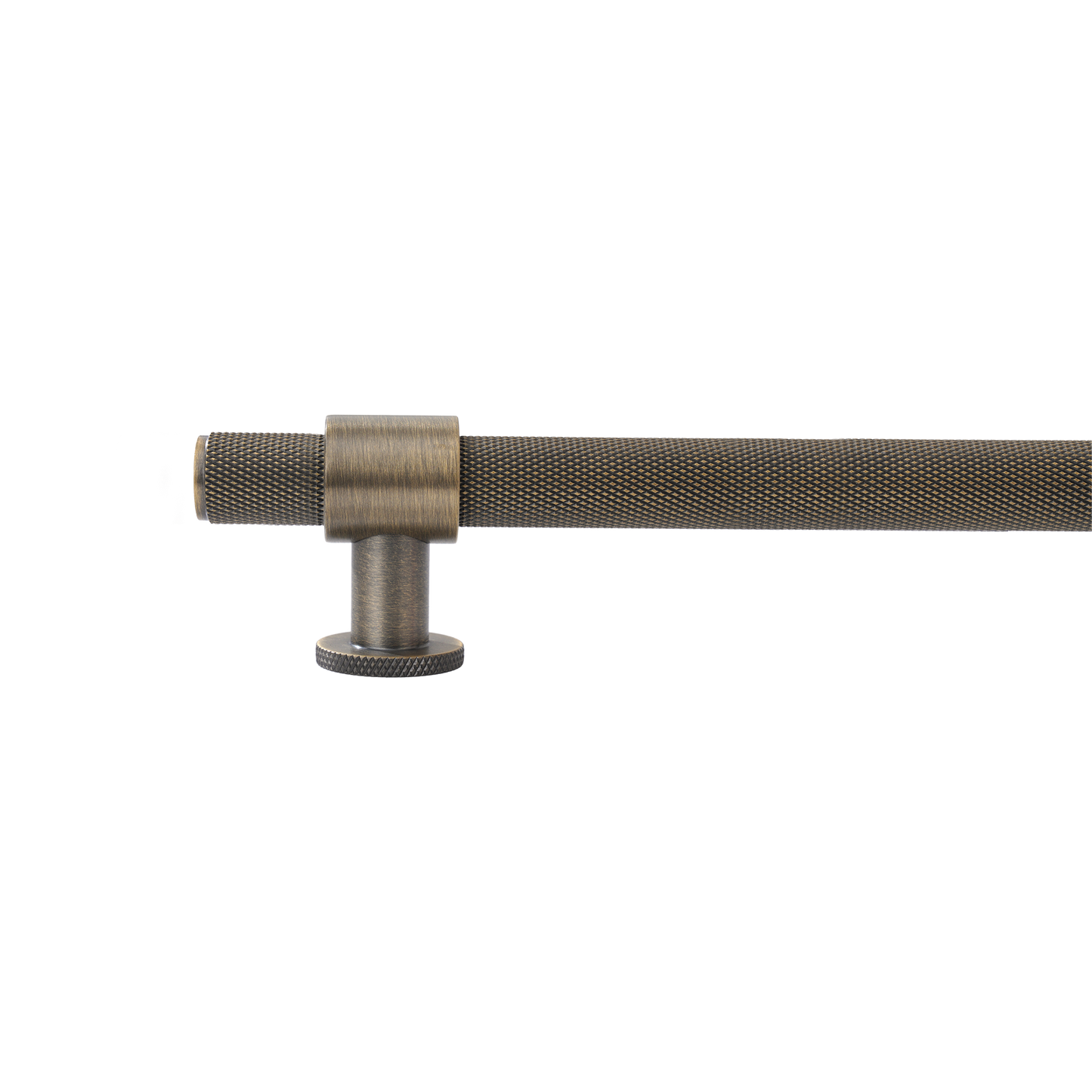 Momo Belgravia Knurled Bar Pull Solid Brass 800mm in Dark Brushed Brass (2)