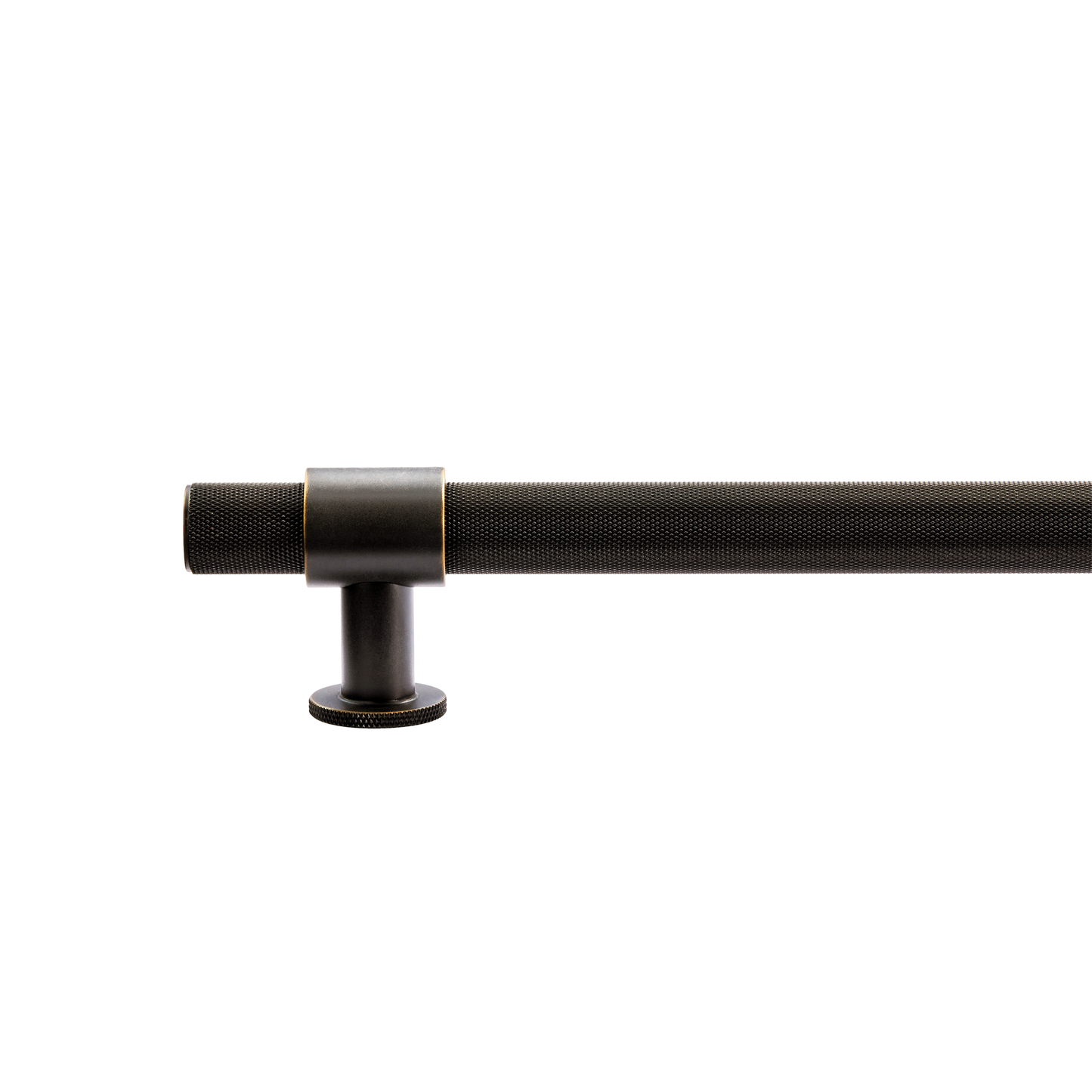 Momo Belgravia Knurled Bar Pull Solid Brass 800mm in Dark Bronze (2)