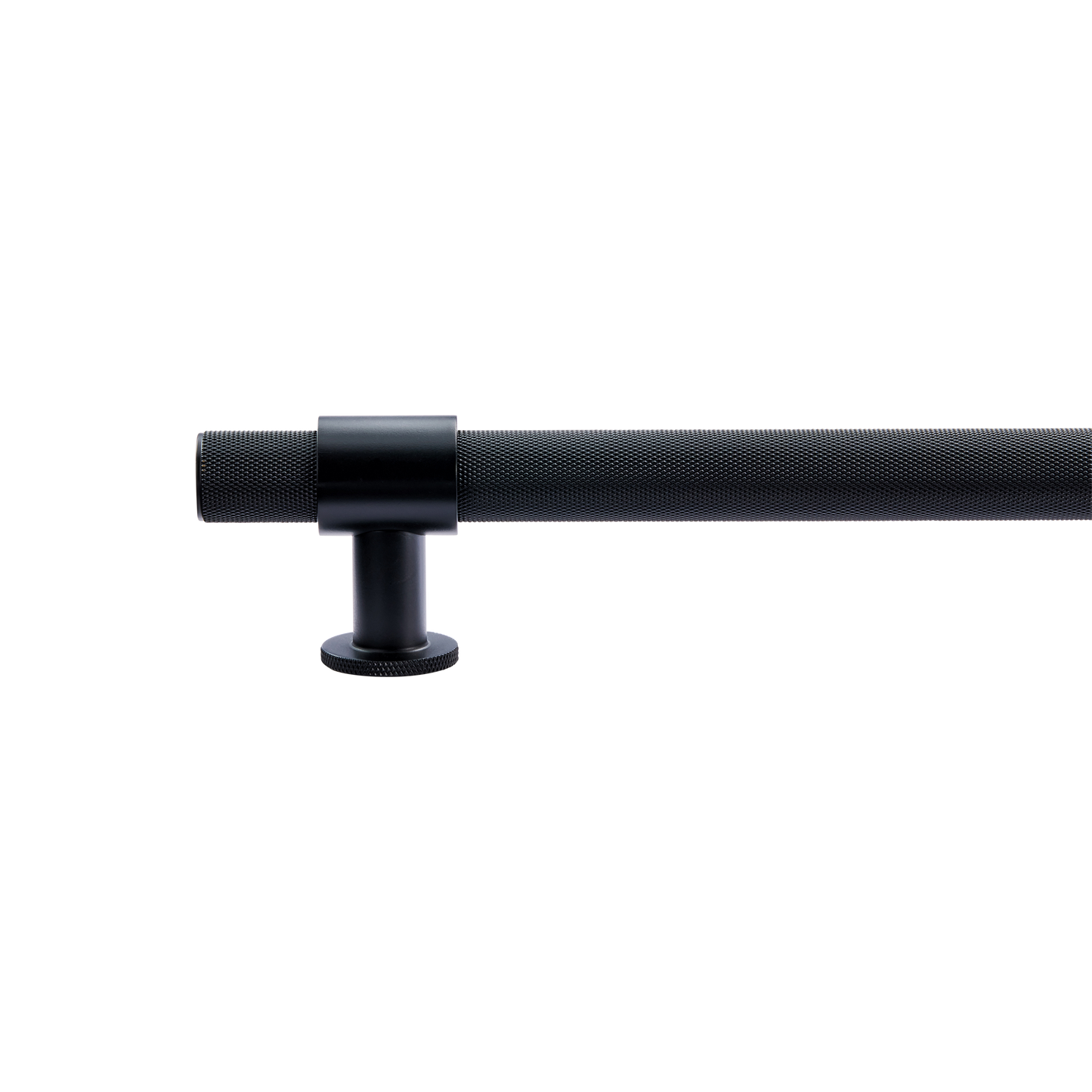 Momo Belgravia Knurled Bar Pull Solid Brass 800mm in Matt Black (2)