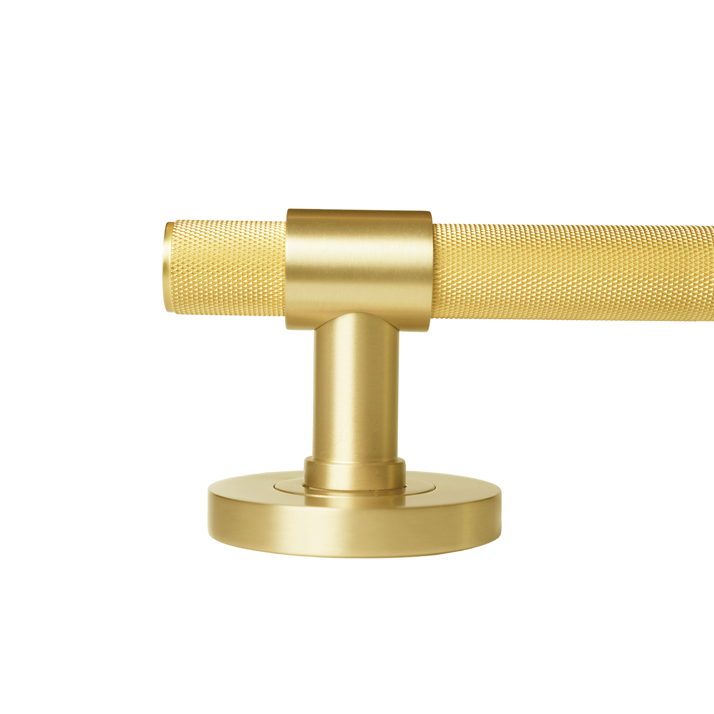 Momo Belgravia Solid Brass Knurled Mortice Lock Privacy Lever Set In Brushed Satin Brass (3)