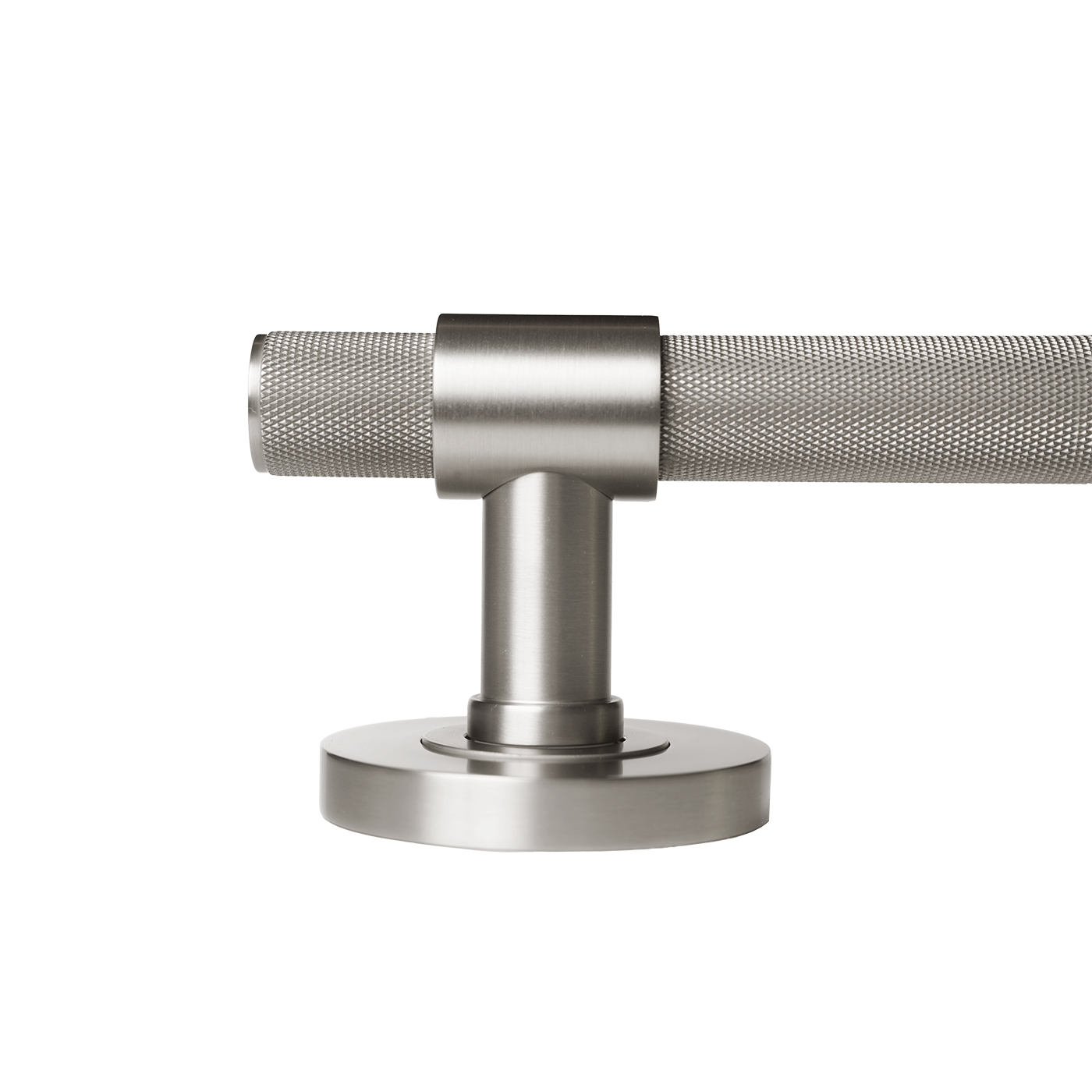 Momo Belgravia Solid Brass Knurled Mortice Lock Passage Lever Set In Dull Brushed Nickel (3)