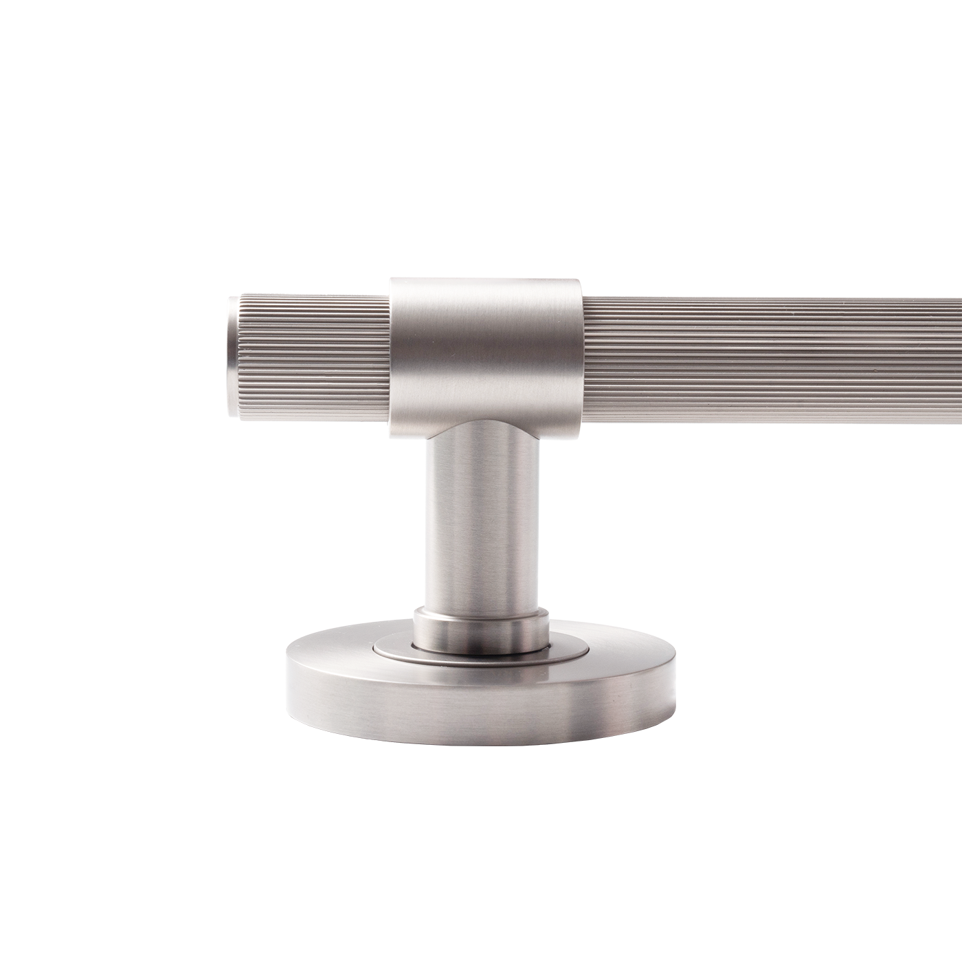 Momo Belgravia Solid Brass Lined Tubular Latch Privacy Lever Set In Dull Brushed Nickel (3)