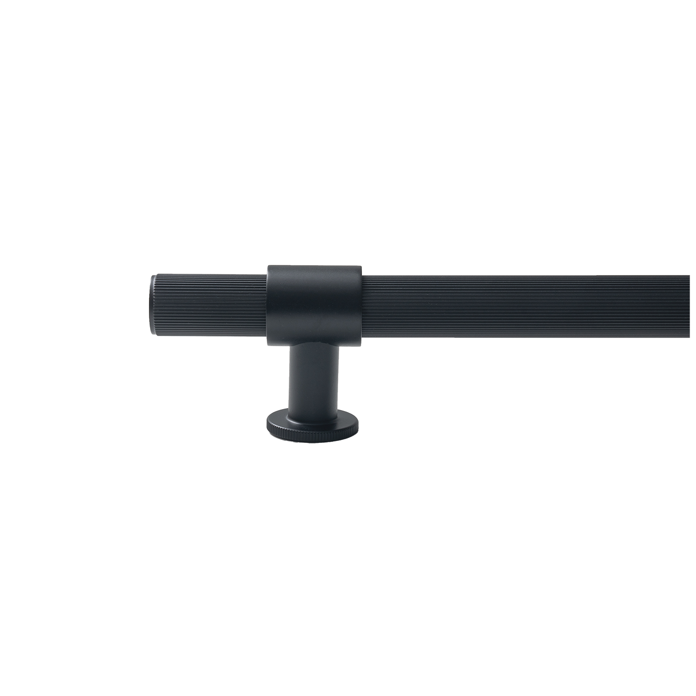 Momo Belgravia Lined Appliance Pull Solid Brass 416mm in Matt Black (2)