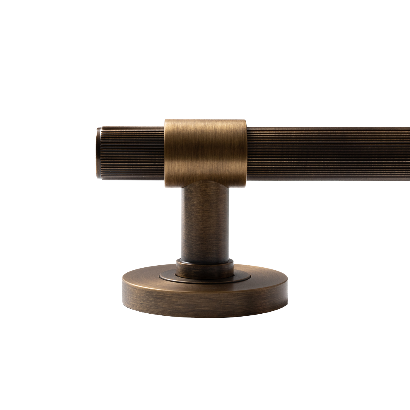Momo Belgravia Solid Brass Lined Tubular Latch Privacy Lever Set In Bronze (3)