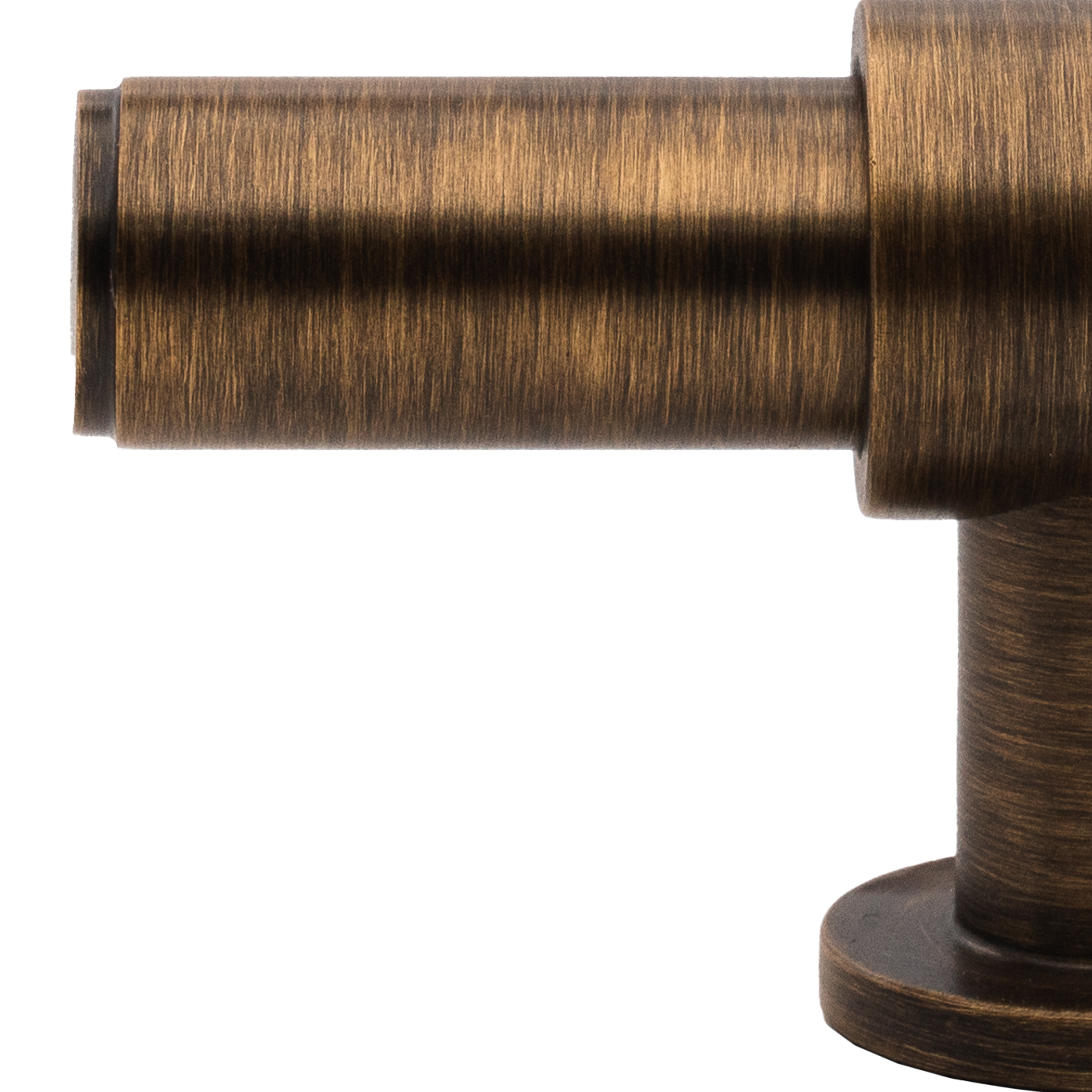 Momo Belgravia Plain T Knob Solid Brass 82mm in Bronze (2)