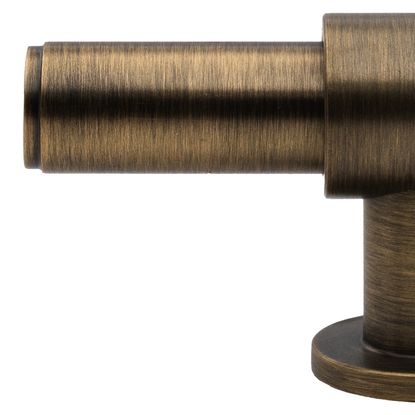 Momo Belgravia Plain T Knob Solid Brass 82mm in Dark Brushed Brass (2)