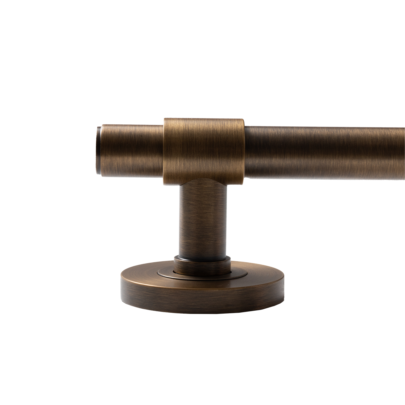 Momo Belgravia Plain Solid Brass Mortice Lock Passage Lever Set In Bronze (3)