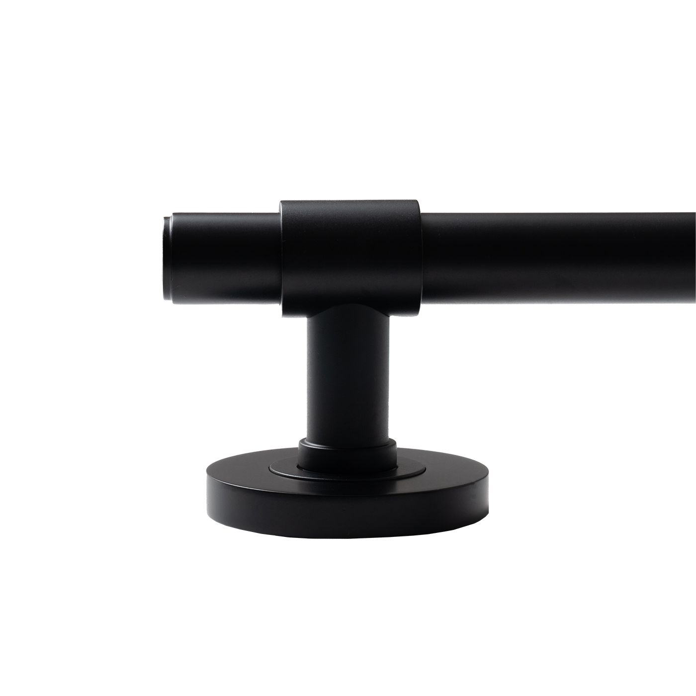 Momo Belgravia Plain Solid Brass Mortice Lock Passage Lever Set In Matt Black (3)