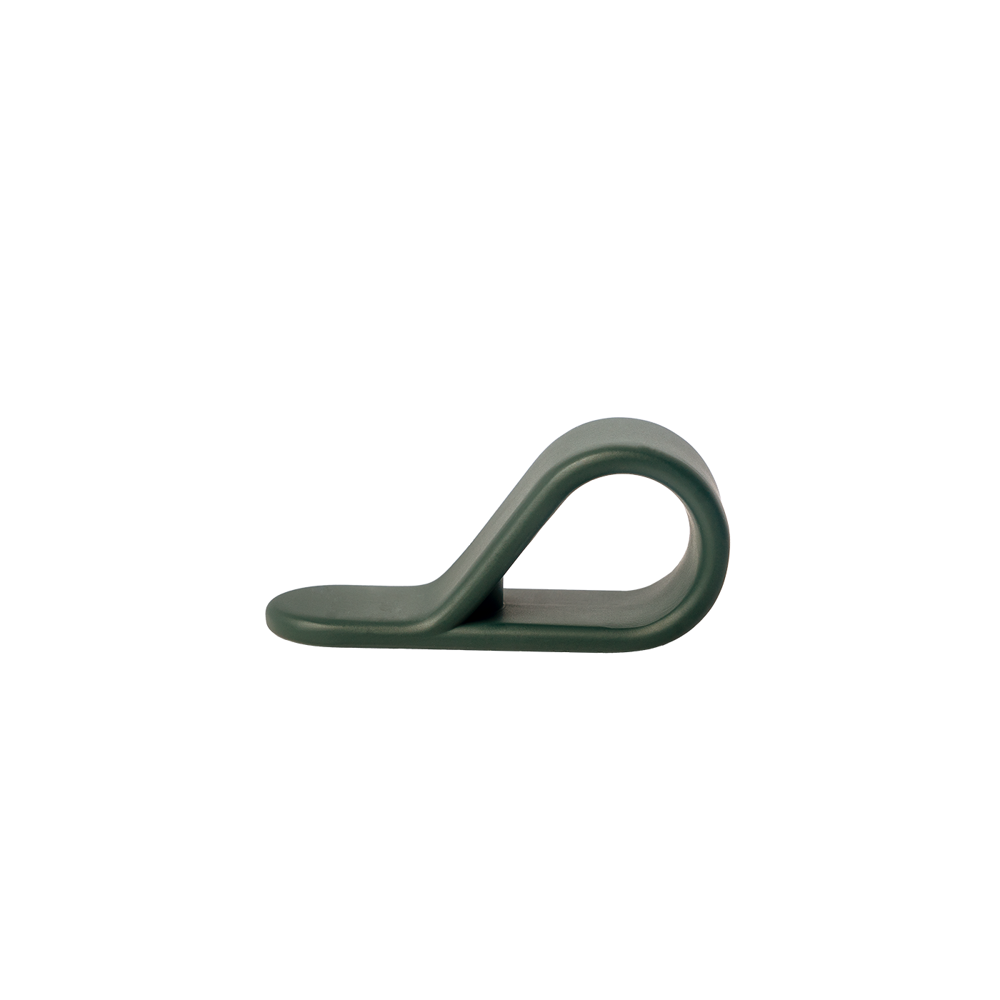 Momo Belt Loop Knob 63mm in Forest Green (1)