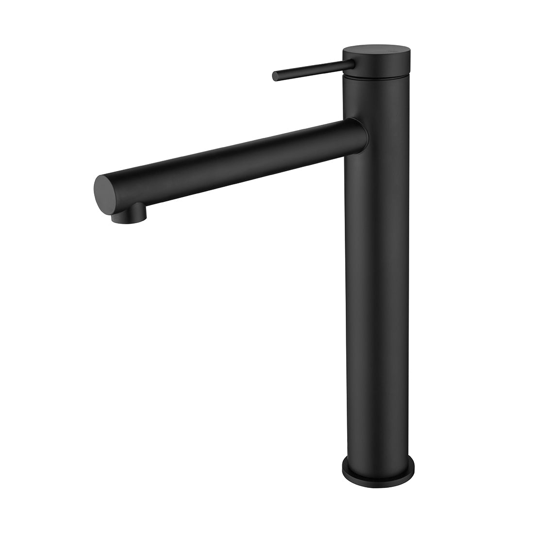 Bella Vista Mica Tall Basin Mixer (Straight Spout) Black