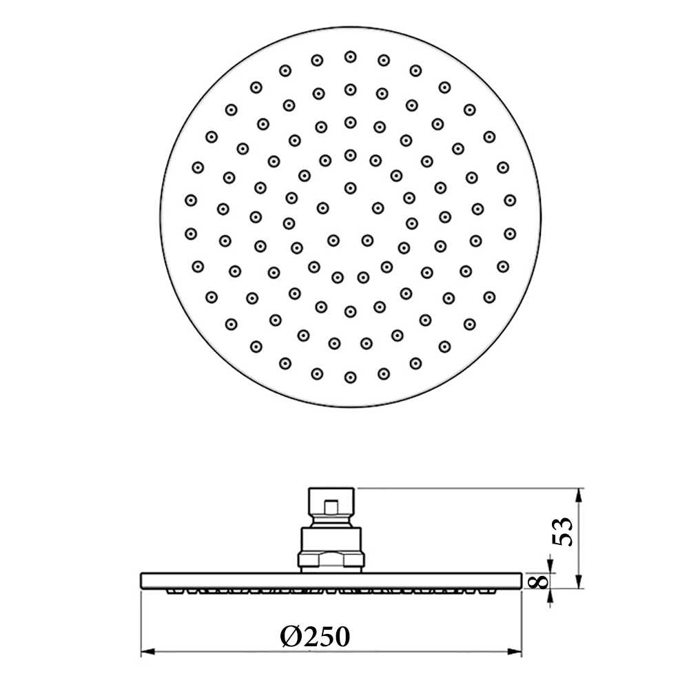 Round Shower Head