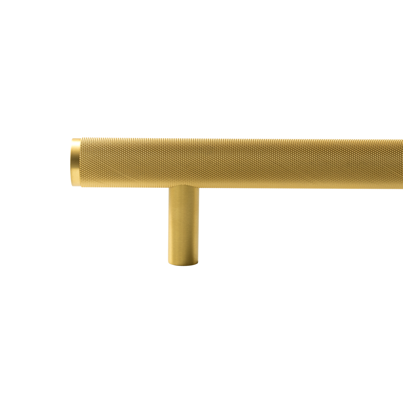 Momo Bellevue Knurled Solid Brass Entrance Pull Handle In Brushed Satin Brass (2)